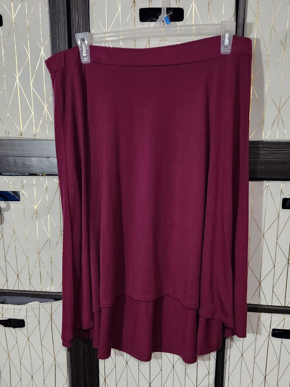 Faded Glory High Low Jersey Skirt